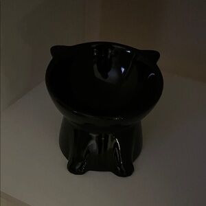 Super cool ceramic cat bowl